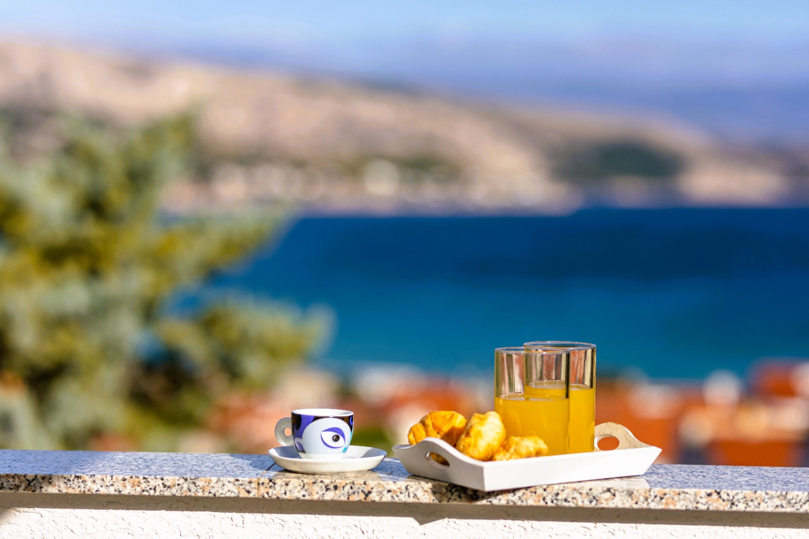 Ideal vacation in an island atmosphere - Accommodation near the beach with stunning sea view, Stay in Ba&scaron;ka, accommodation near the beach with a sea view, Krk, Croatia. Ba&scaron;ka
